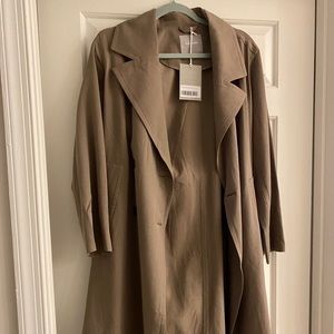 Everlane Drape Trench in Clay (Small)